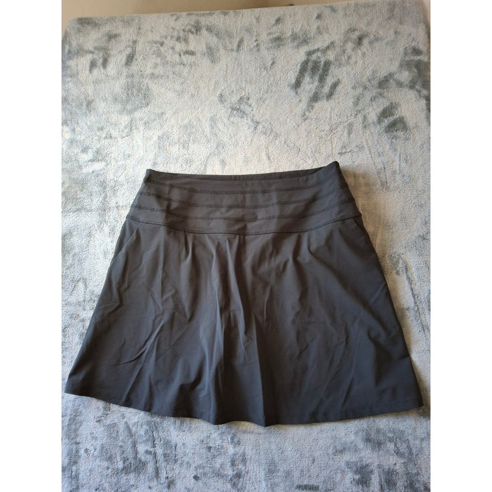 Ruby Ribbon Womens Black Active Skort Wide Waistband Athletic Skirt Large